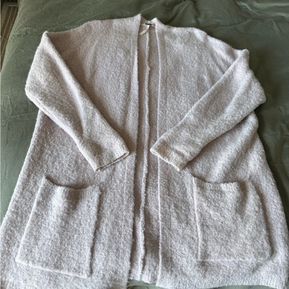 Free People Sweaters - Free People Soft Knit Cardigan - Light Pink